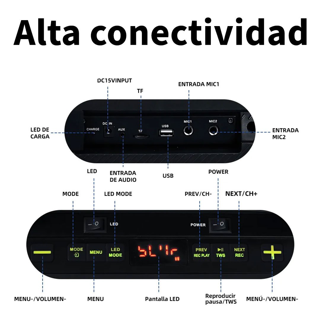 Bocina MC-WGY-5501 - Imagen 2